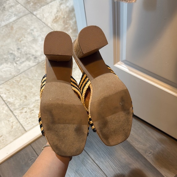 DV by Dolce Vita Women's Black and Beige Heeled Sandals - Picture 2 of 5